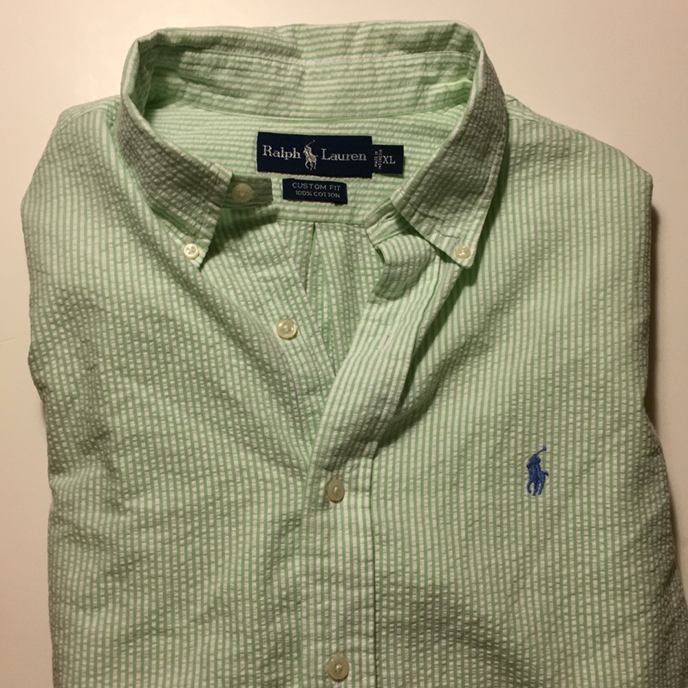 Ralph Lauren Custom Fit XL Long Sleeve Polo